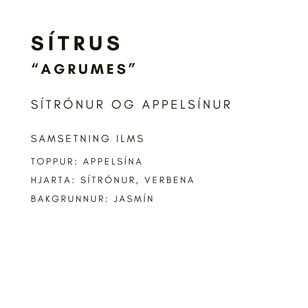 Sítrusilmur fyrir sápugerð “Agrumes”