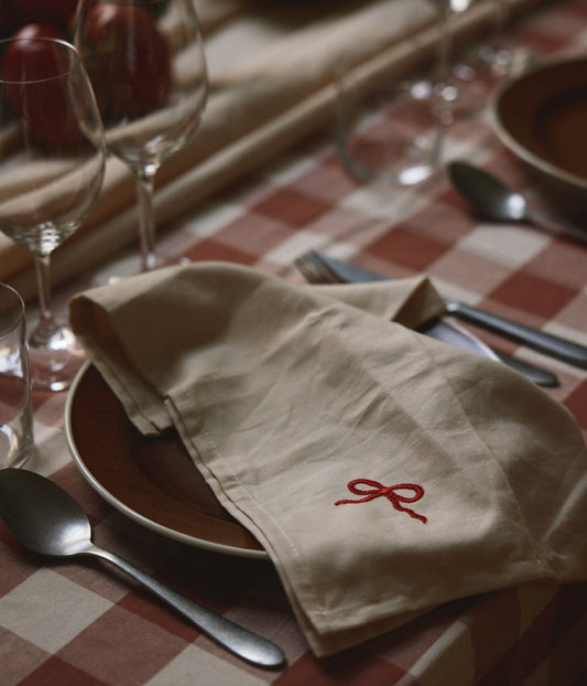 Tauservíettur - Slaufa 4 stk